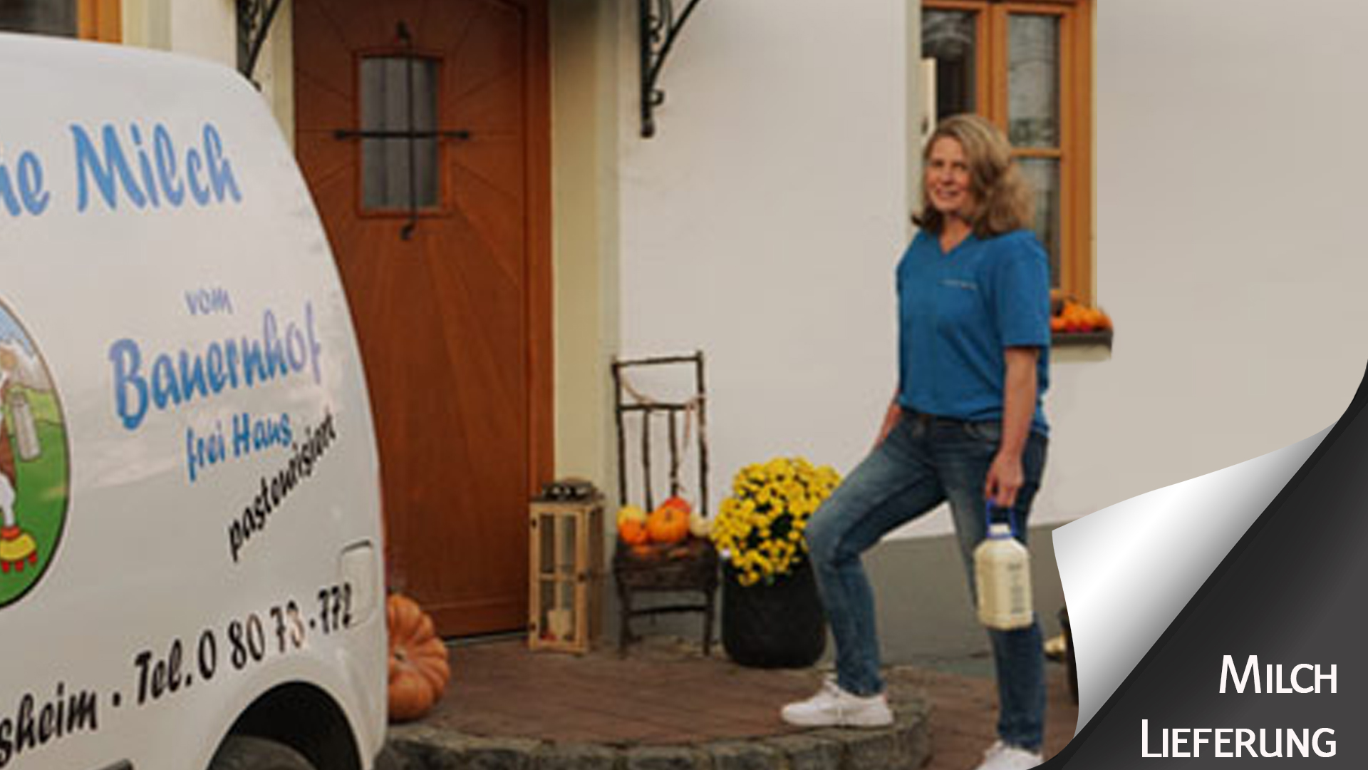 Frische Milch frei Haus 