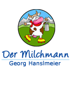 Frische Kuhmilch vom Hanslmeier - Logo